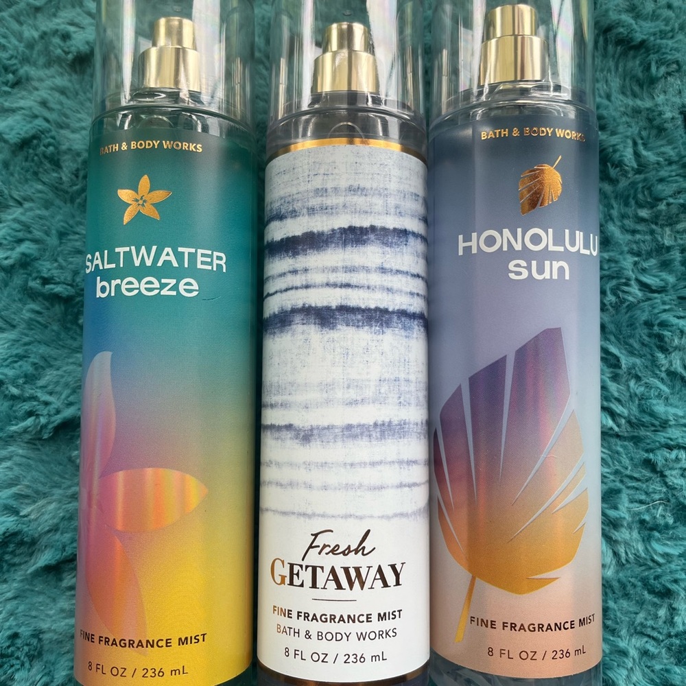 Bath and Body Works Honolulu Sun Saltwater Breeze Fresh Getaway